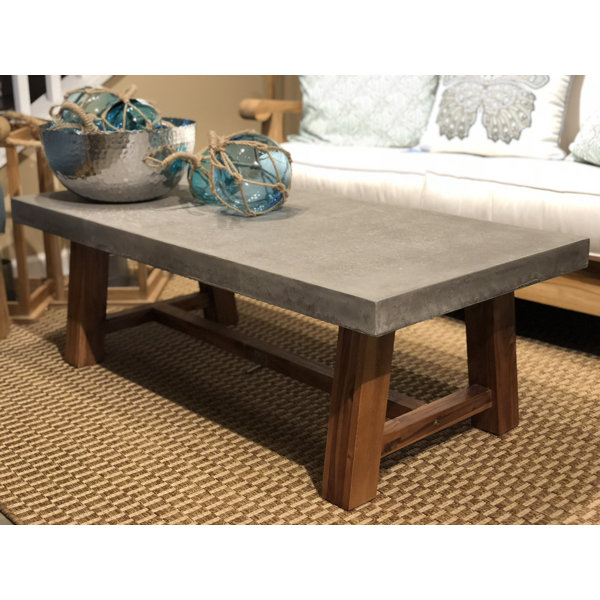 Foundry Select Colegrove Stone/Concrete Coffee Table Wayfair